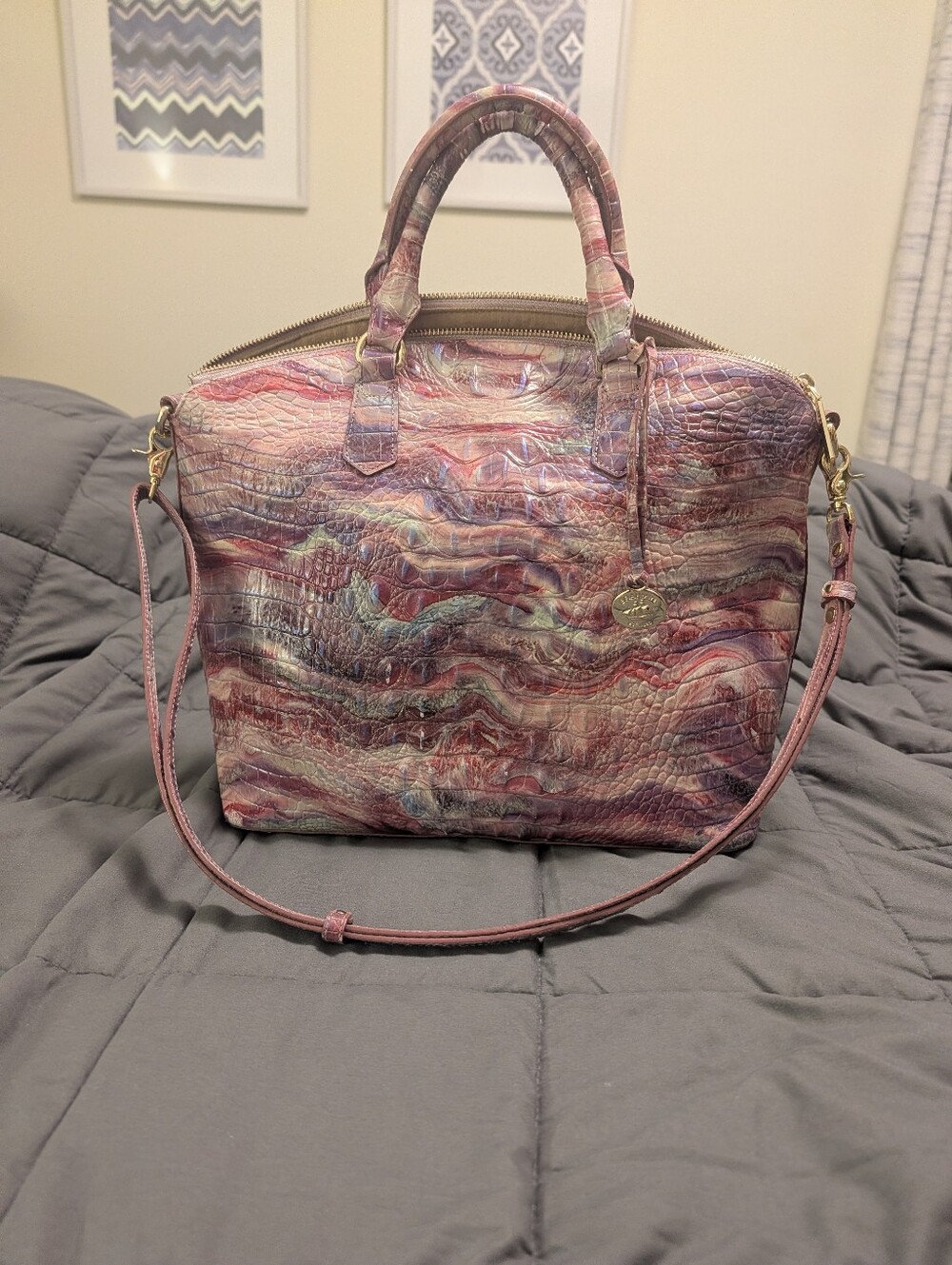 Brahmin Duxbury Aura Large Satchel